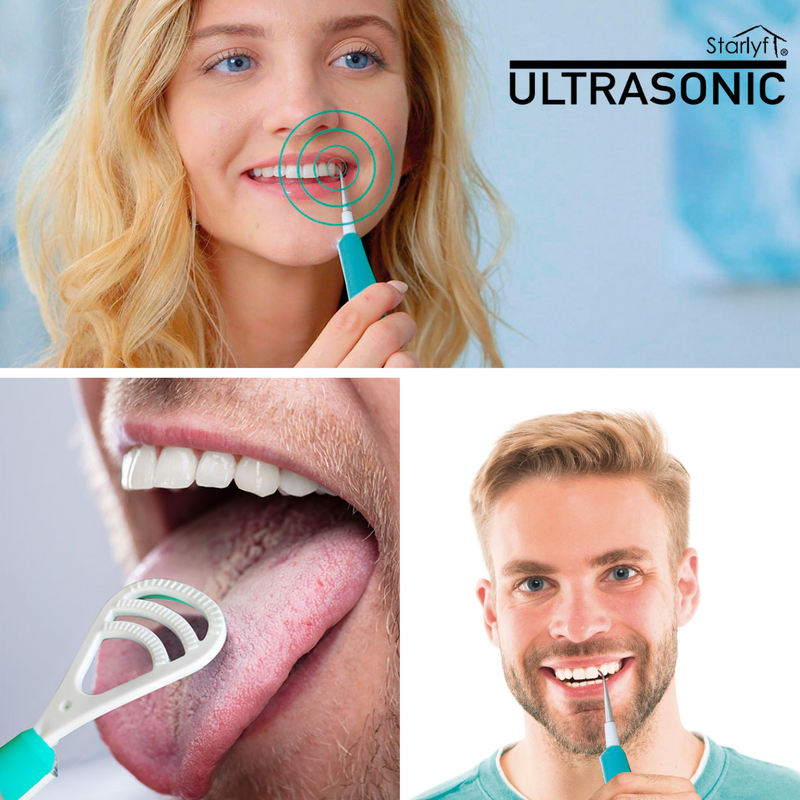 Ultrasonic - Limpiador Dental con Vibración de Alta Frecuencia para Limpieza Profunda y Efectiva